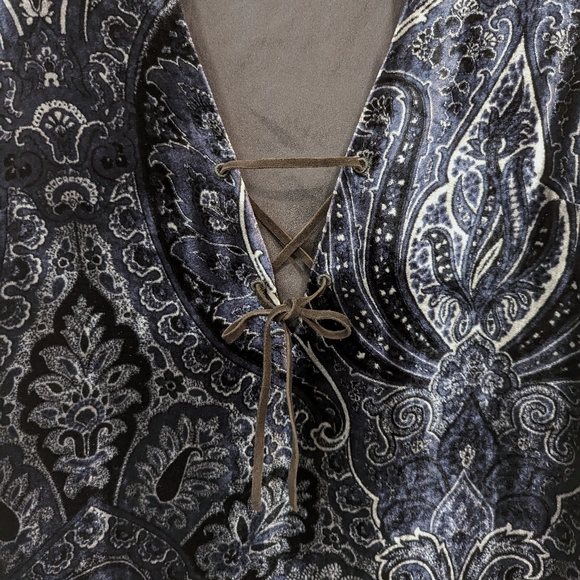 Sportmax Vintage Velvet Paisley Dress - Picture 3 of 7